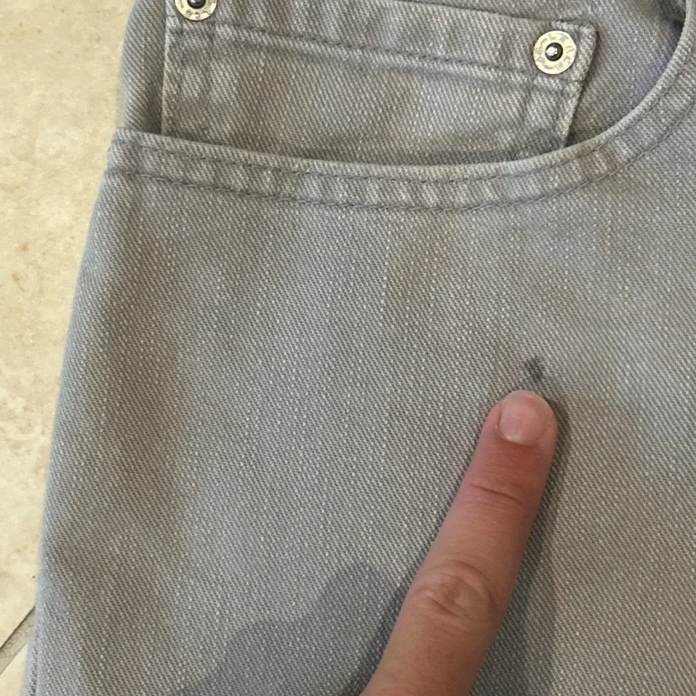 Vintage Levis 550 Jeans Men 36x34 Light Grey Denim USA Y2k Relax Fit Tapered Leg - Picture 4 of 12